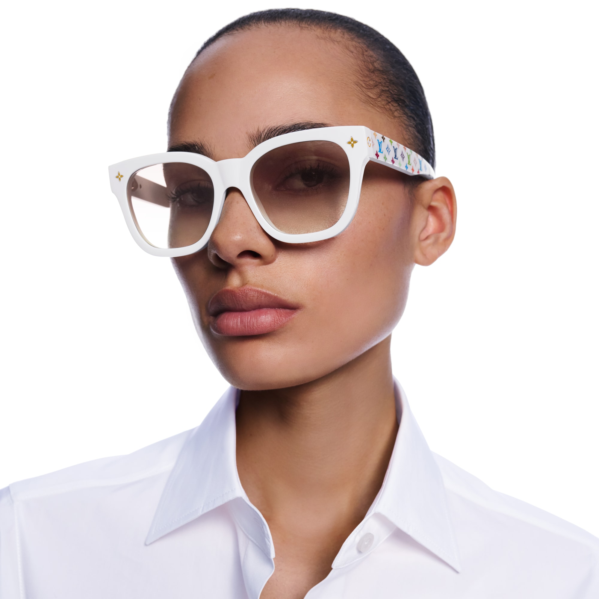 LV x TM Óculos de Sol Quadrados Coloridos My Monogram S00